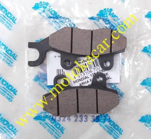 MONDİAL 125 STRADA ARKA FREN DİSK BALATASI ORJİNAL