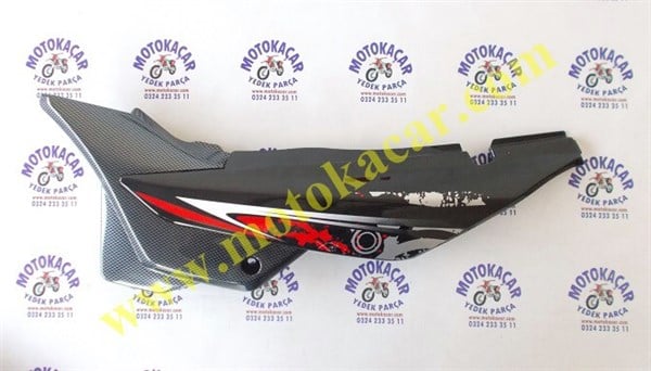 MONDİAL CROSS X-TREME-MAX 150 ARKA  SELE ALTI GRENAJ SOL TAKIM SİYAH