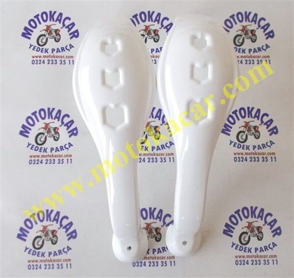 MONDİAL CROSS X-TREME MAX 200 SAĞ SOL ELCİK RÜZGARLIĞI BEYAZ