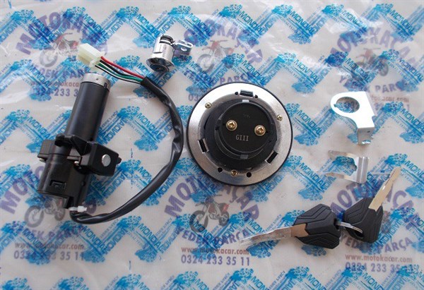 MONDİAL KD 125 F DRİFT L KONTAK KİLİT SETİ ORJİNAL