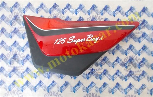 MONDİAL MG 125 SÜPERBOY İ SOL YAN KAPAK KIRMIZI ORJİNAL