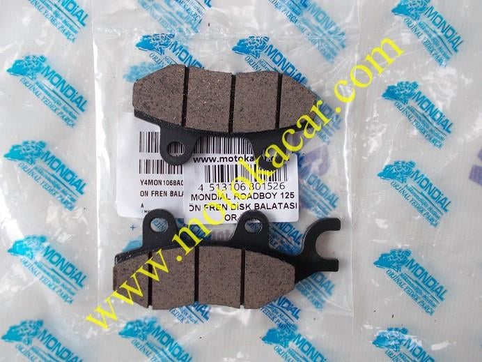 MONDİAL ROADBOY 125 ÖN FREN DİSK BALATASI ORJİNAL