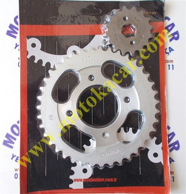 MONDİAL Z-ONE 180 ÖN ARKA DİŞLİ SET 16T 39T