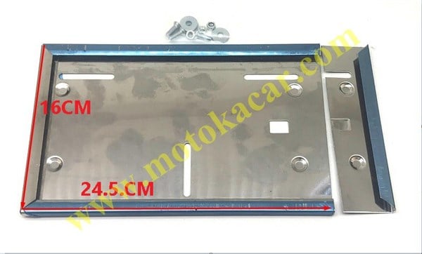 MOTOSIKLET PLAKA SACI NIKELAJ