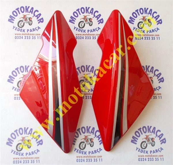 RKS X-POWER DEPO YAN KAPAK SAĞ SOL KIRMIZI ORJİNAL