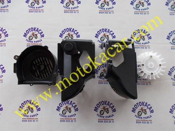 SCOOTER 50 TT 50 HC MOTOR ALT ÜST SOĞUTUCU KAPAK PERVANE TAKIM
