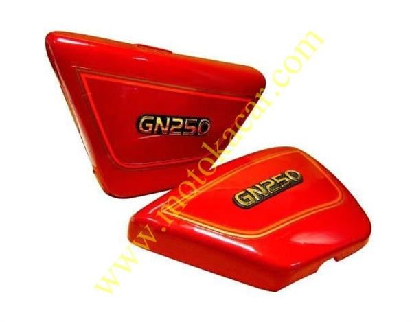 SUZUKI GN 250 YAN KAPAK KIRMIZI SAG SOL TAKIM