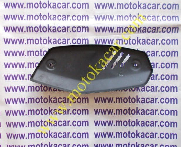 TVS Ntorq 125 Egzoz Dekor Kapağı üst Siyah Orijinal