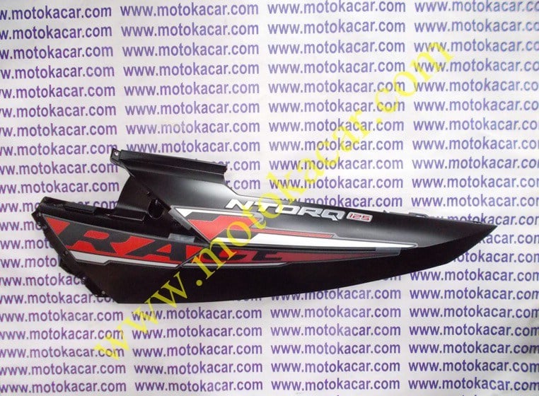 TVS Ntorq 125 Sele Altı Sol Etiket Orijinal (Siyah - Kırmızı)