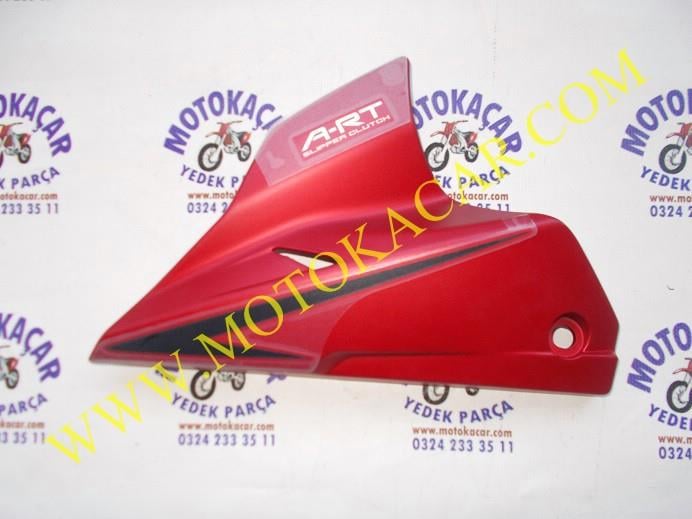 TVS RTR 200 Ön Panel Alt Sakal sol Kırmızı Orjinal
