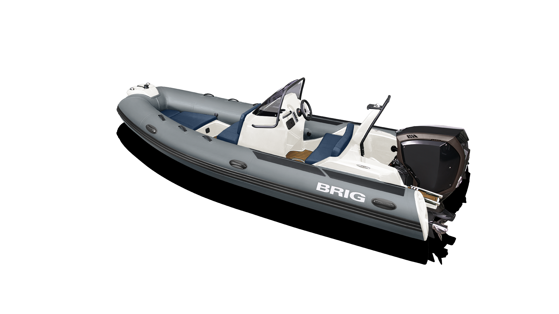  Brig E5H Fiber Tabanlı Konsollu Hypalon Seadeck Şişme Bot 