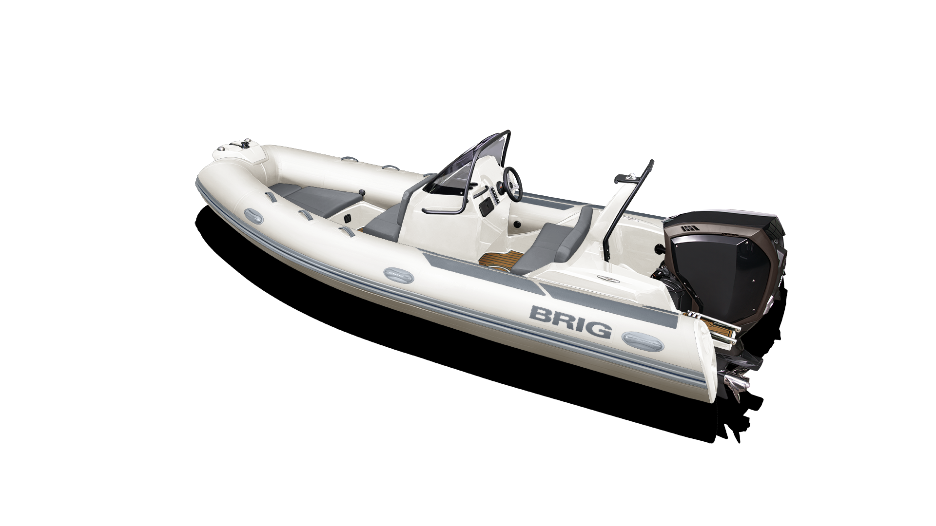  Brig E5H Fiber Tabanlı Konsollu Hypalon Seadeck Şişme Bot 