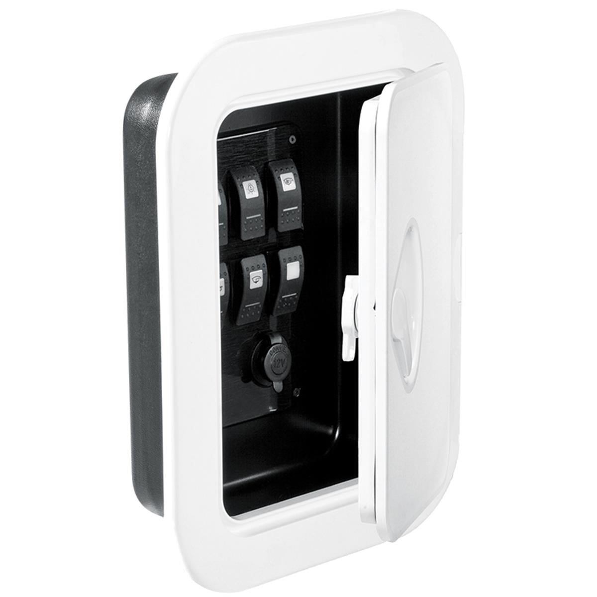  Case for Electrical Control Panel, w/Lid, White 