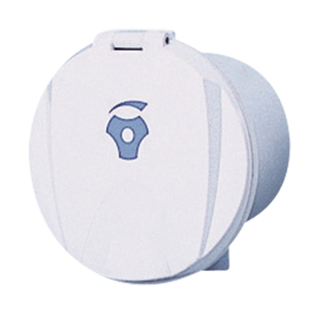  Case for Water Tap, w/Lid, Round, White 