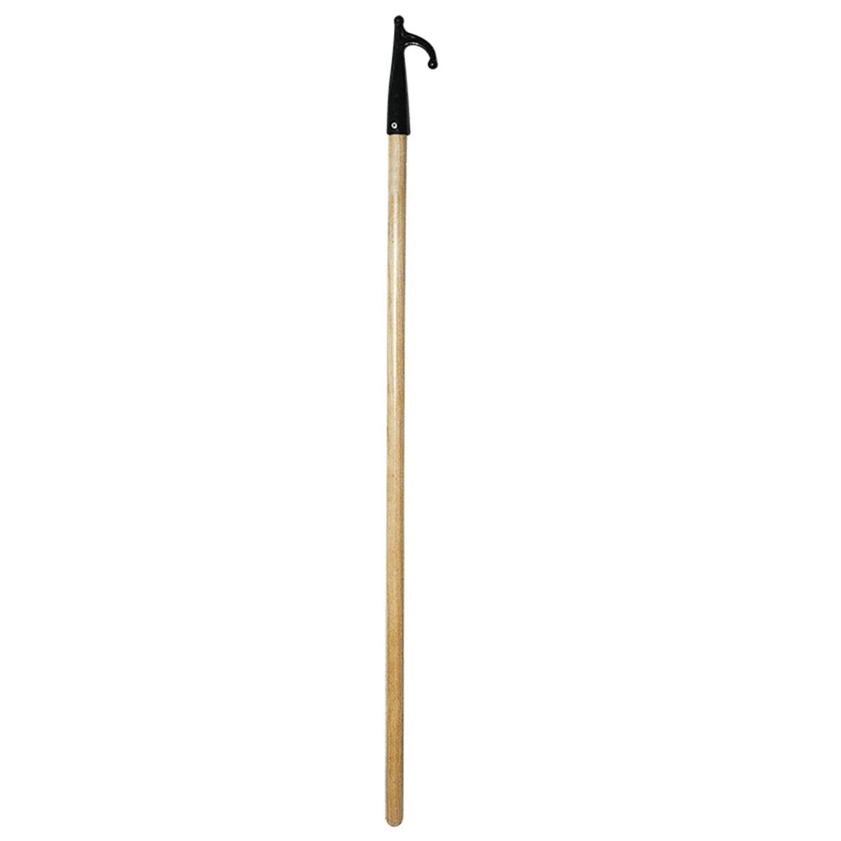  Floating Hook w/ 1-End, Pine, Ø30mm L.180cm, Black 