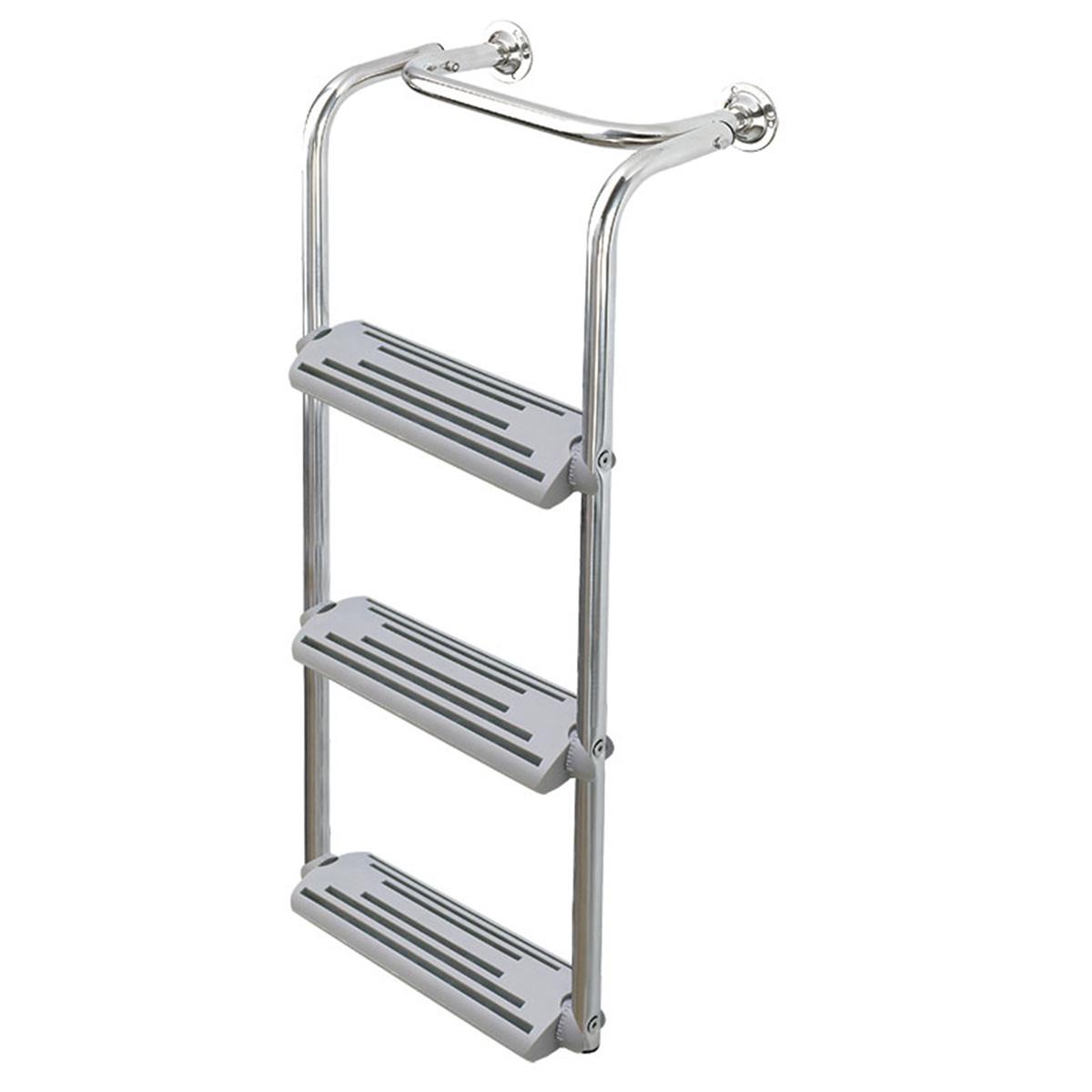  Foldable Ladder,Inox 316,3 steps 90⁰- 180⁰ 