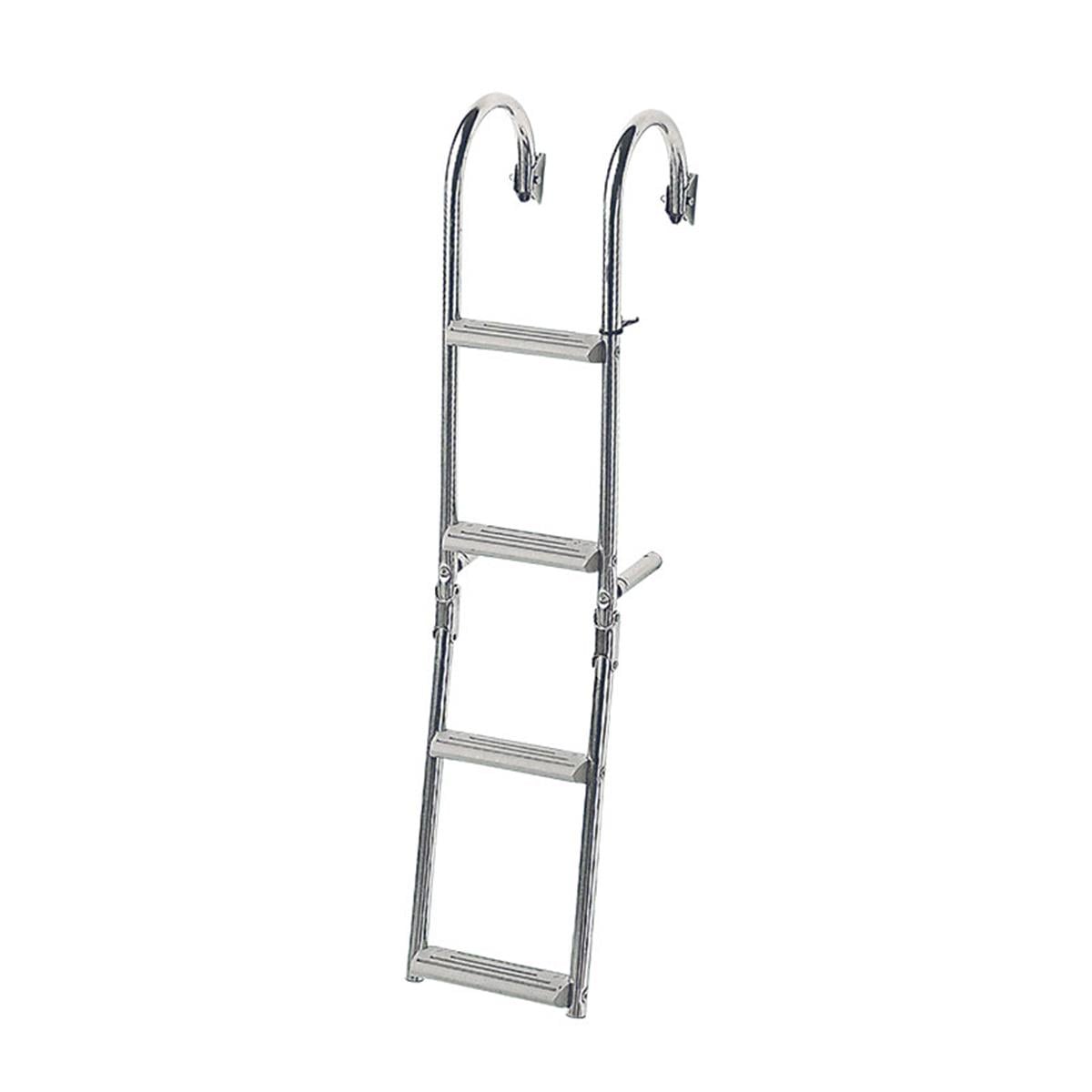  Foldable Ladder,Inox 316,for nar.transom,2+2 steps,180⁰ 