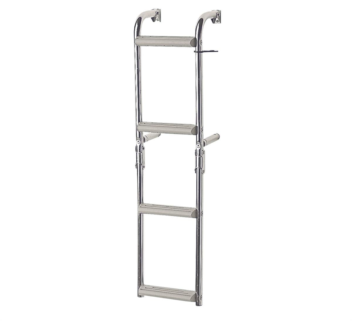  Foldable Ladder,Inox 316,for narr.transom,2+2 steps,90⁰ 