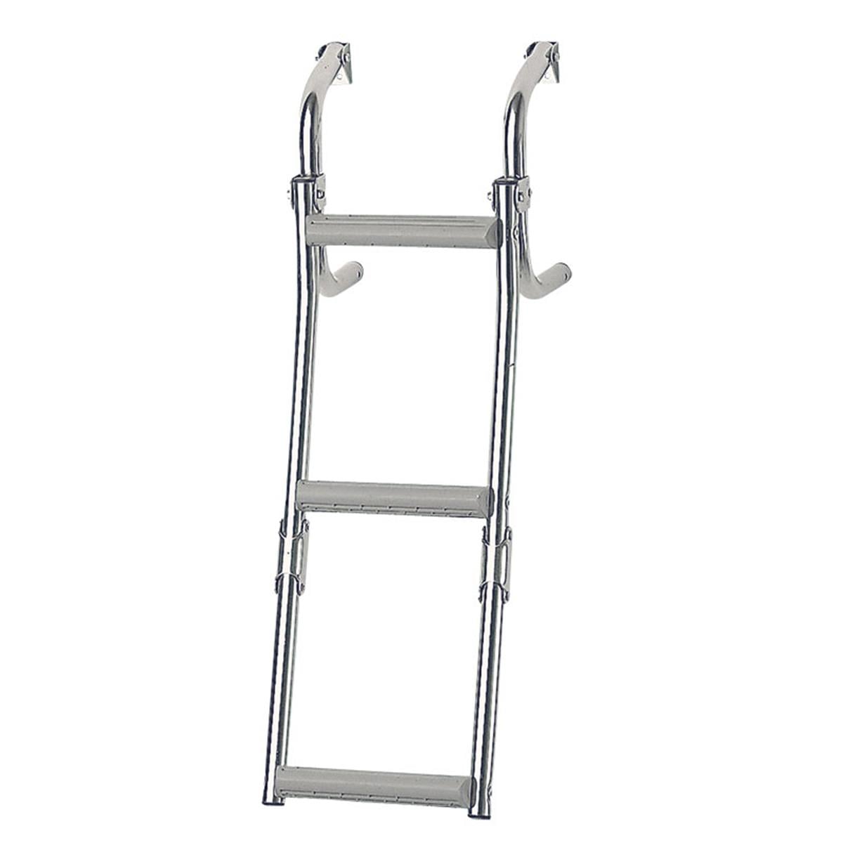  Foldable Ladder,Inox 316,for narr.transom,2+1 steps 