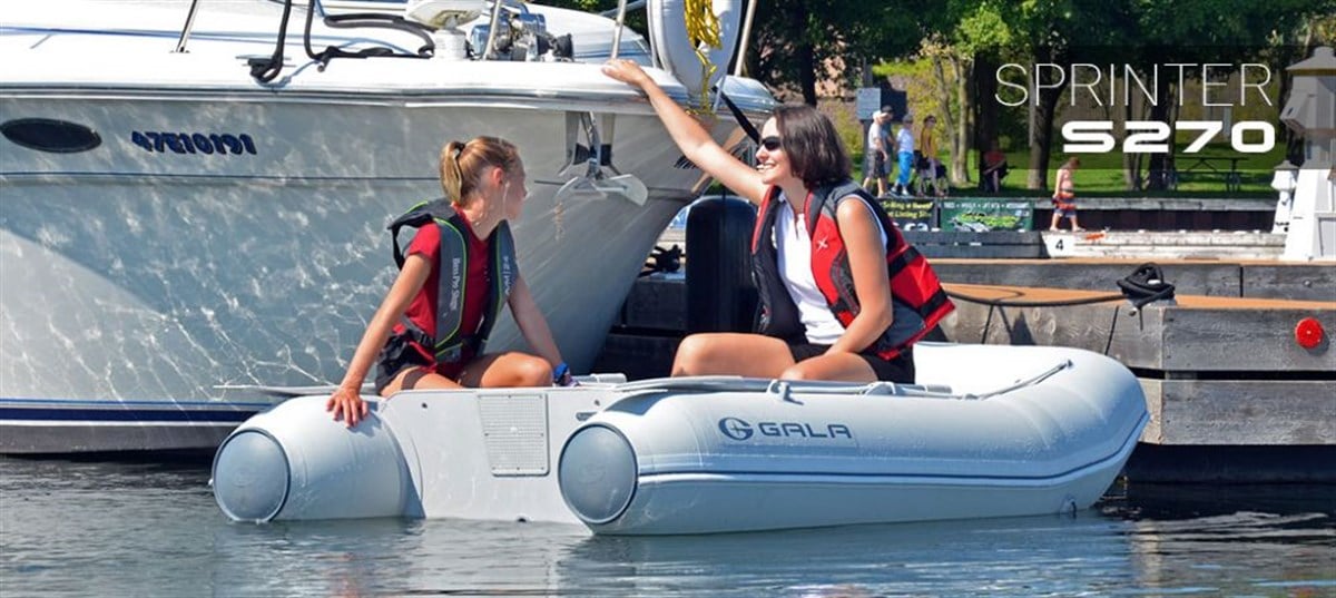  GALA Sprinter 240 Izgara Tabanlı, Katlanabilir Şişme Bot  