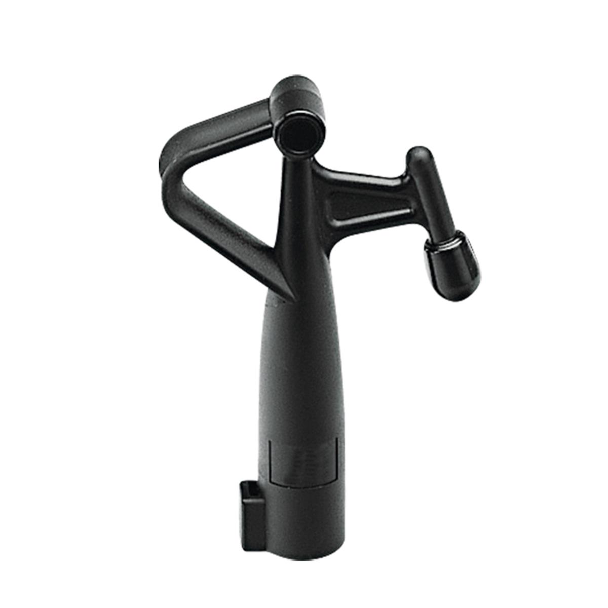  Hook Plastic, Female, Ø25mm, Black 