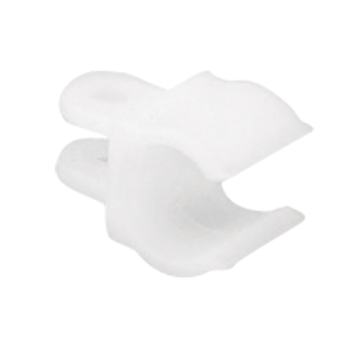  Mounting Clip 10mm for Bim. Top, Ø25mm Tube, White 