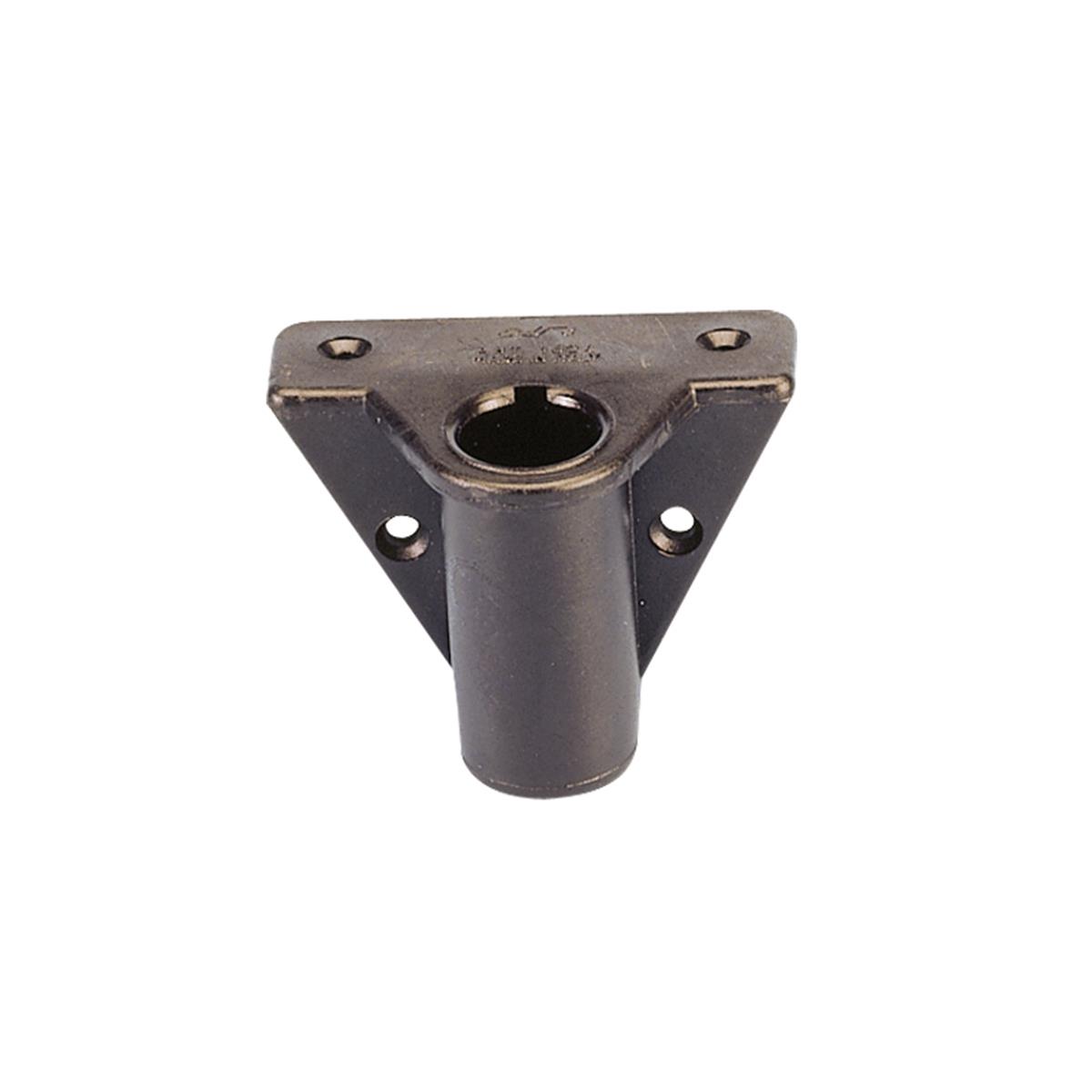  Oarlock Socket, Side-Mount, White 