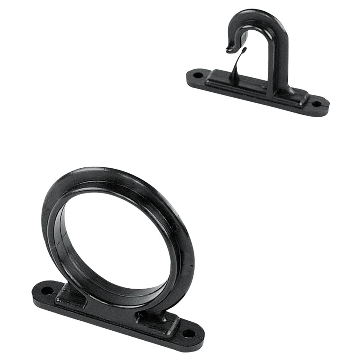  Rod Holding Ring Set, Black 