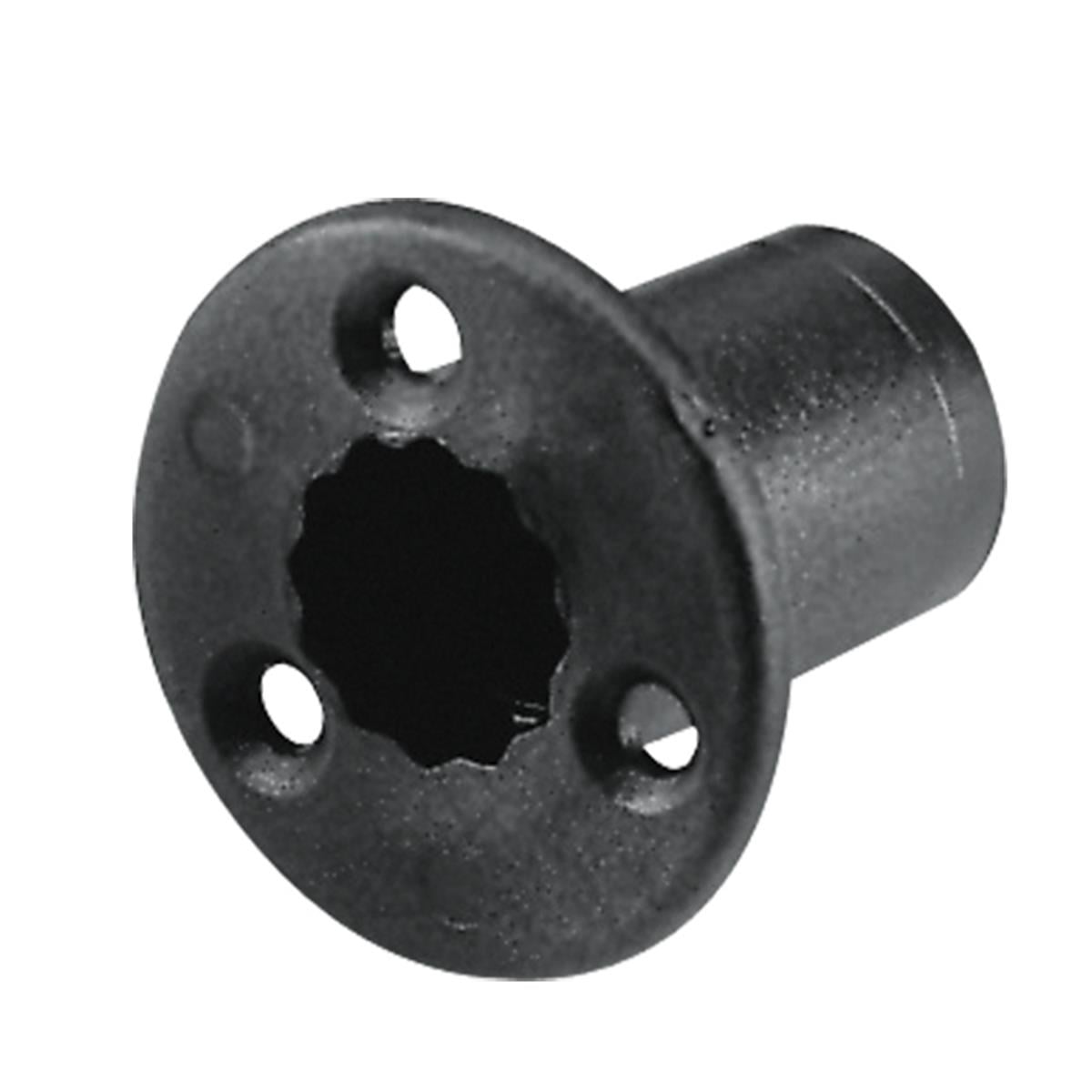  Socket Flush-Mount for 37660 Adj.Rod Holder, Black 