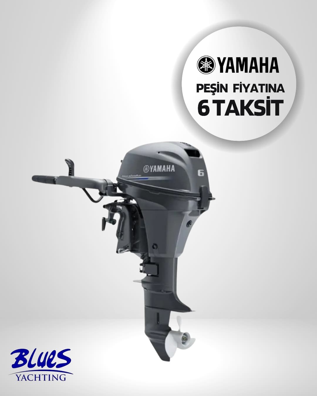  YAMAHA F6CMHS 6 HP Manuel Kısa Şaft Dıştan Takma Deniz Motoru 