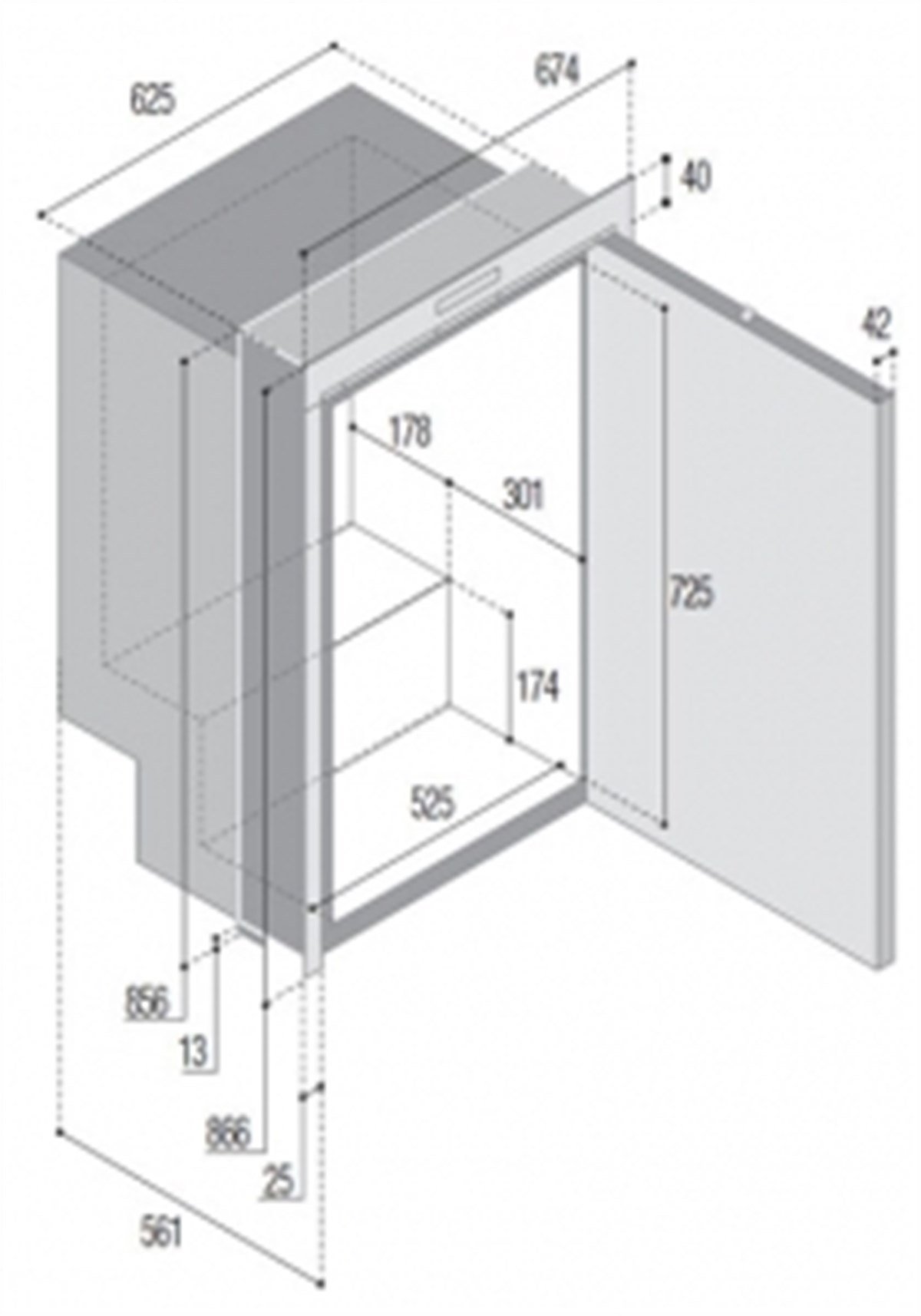 Buzdolabı. Model C180 OCX2