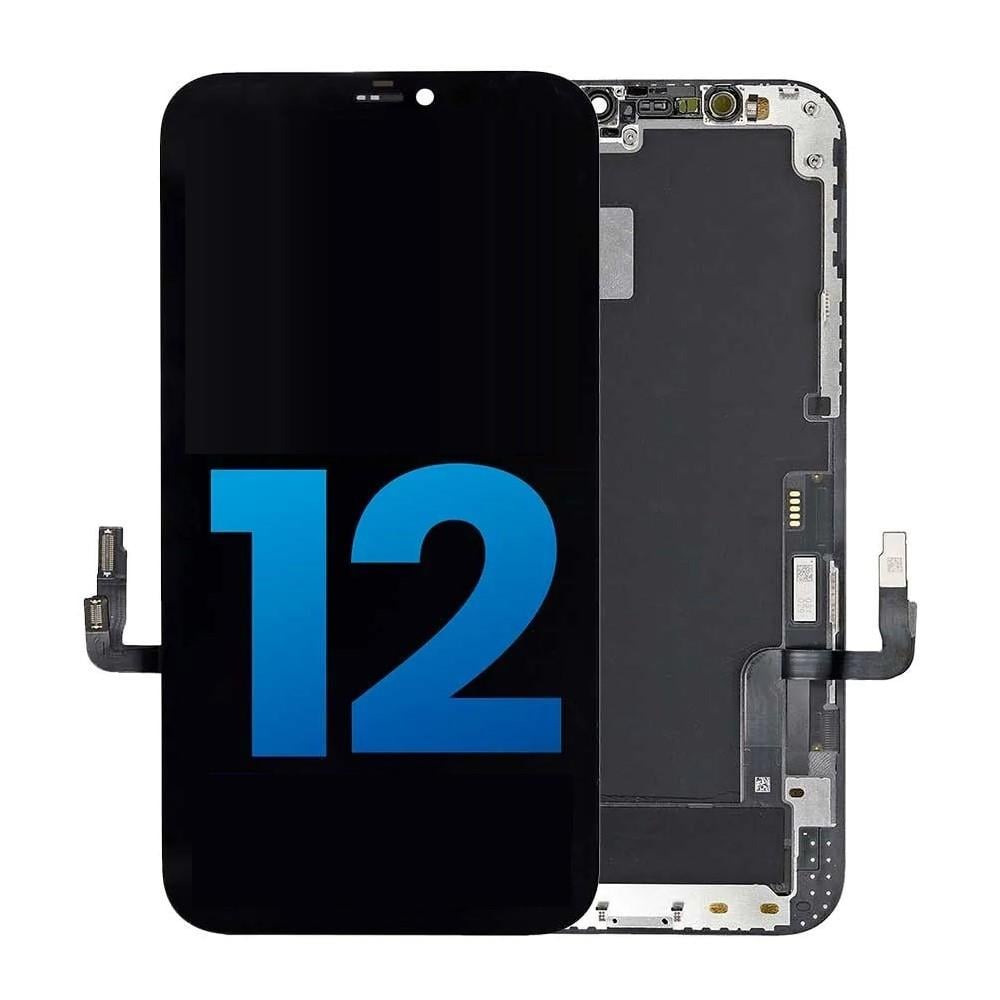 Apple iPhone 12 Lcd Ekran Dokunmatik Siyah Tft Aaa Kalite