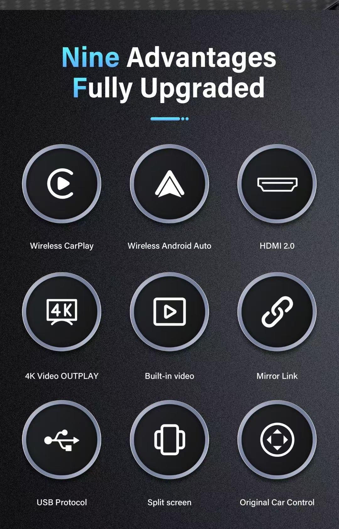 Araç İçi Multimedya Smart Box | CarPlay, Android Auto, Netflix & YouTube