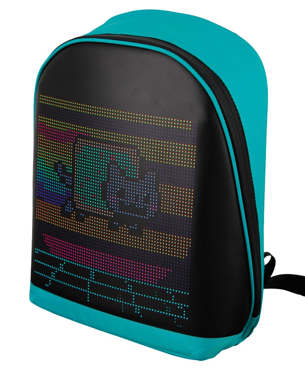 Funky BAG Led Ekranlı Akıllı Sırt Çantası Mavi