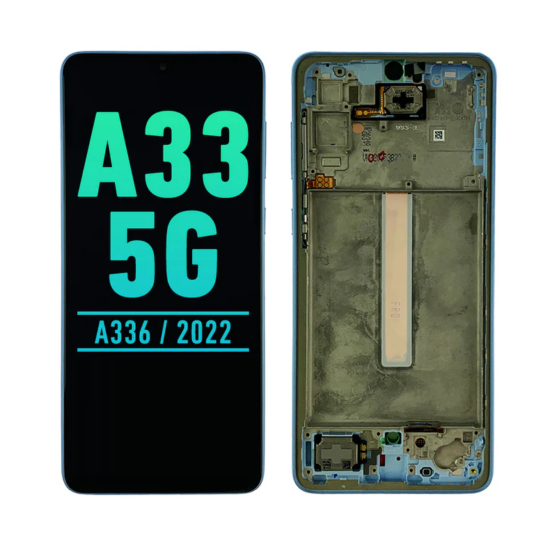 Samsung Galaxy A33 5g A336 Uyumlu Lcd Ekran Dokunmatik Mavi Oled Çıtalı
