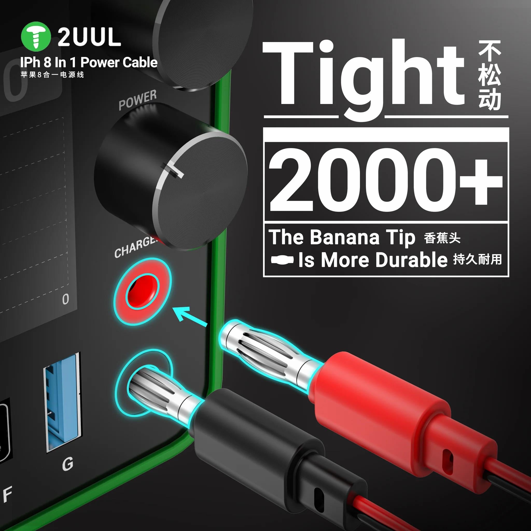 2UUL PW01 iPhone 7-16 Pro Max İçin Pil Güç Kaynağı Kontrol ve Aktivasyon Test Hattı