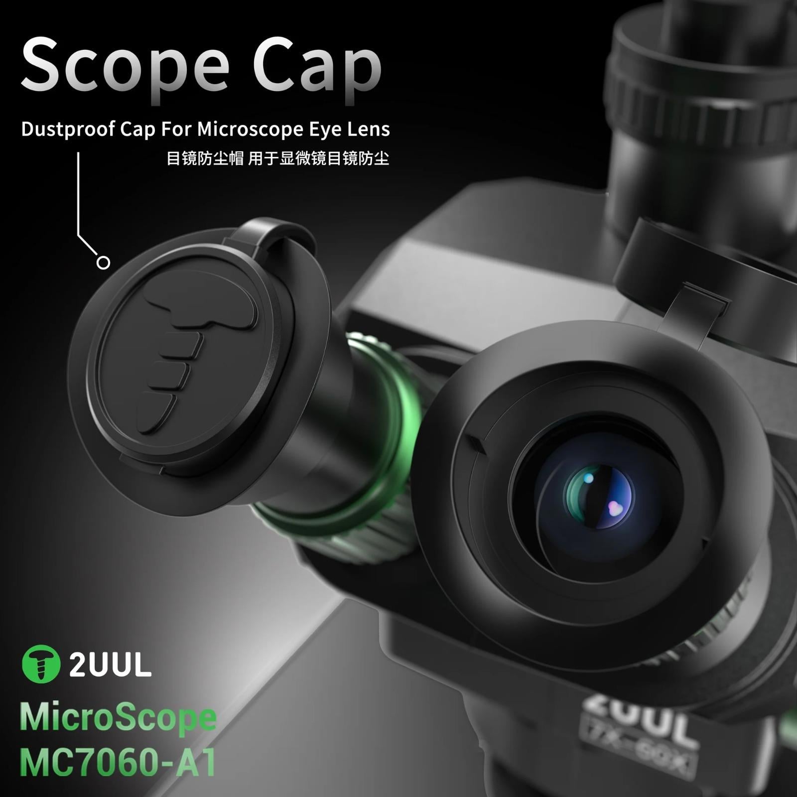 2UUL MC7060-A1 7-60X Senkron Zoom Trinoküler PCB Mikro Çalışma Mikroskobu