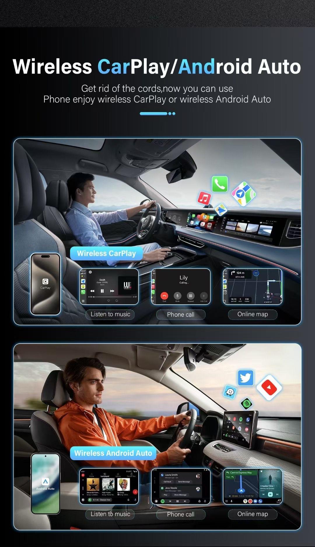 Multimedia Car Smart Box | Apple CarPlay & Android Auto Uyumlu Araç İçi Akıllı Multimedya Kutusu