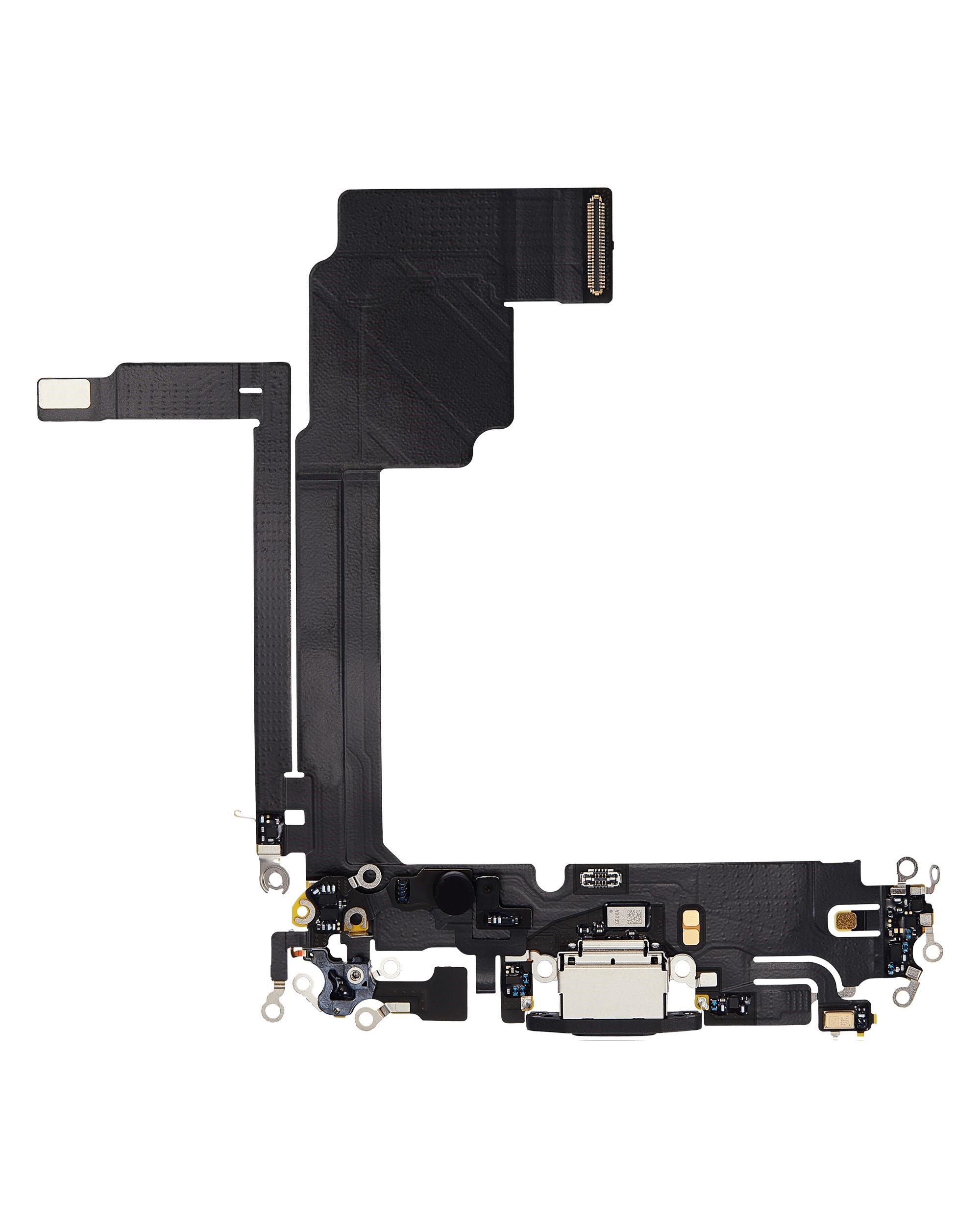 Apple iPhone 15 Pro Max Uyumlu Şarj Soketli Mikrofon Filmi Flex