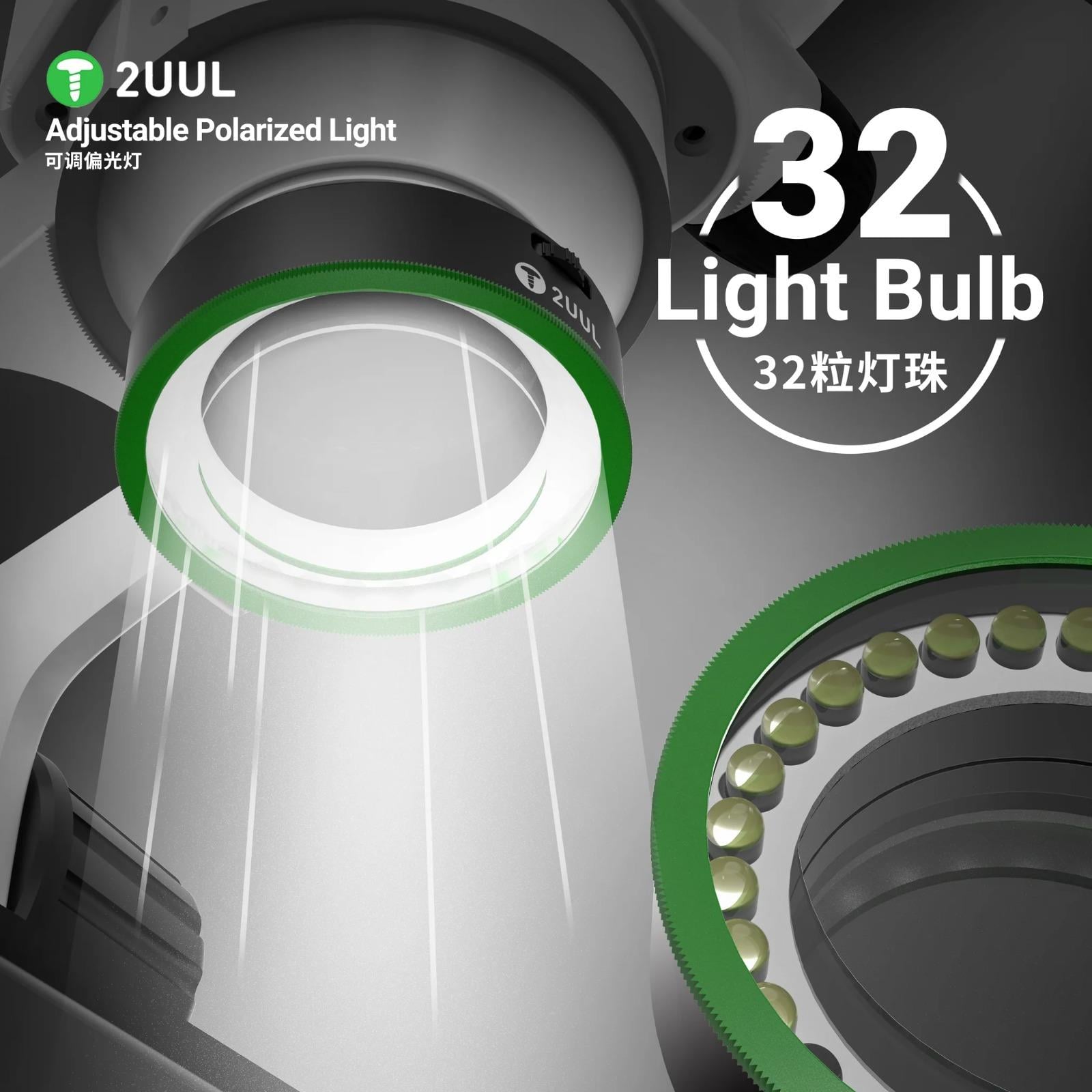 2UUL MS97 Ayarlanabilir Polarize Mikroskop Lambası