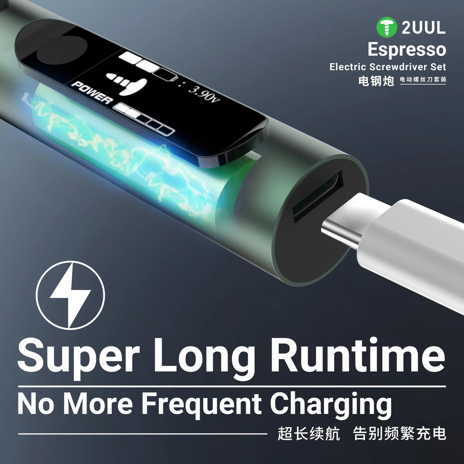 2UUL SD11 Espresso Elektrikli Tornavida Seti