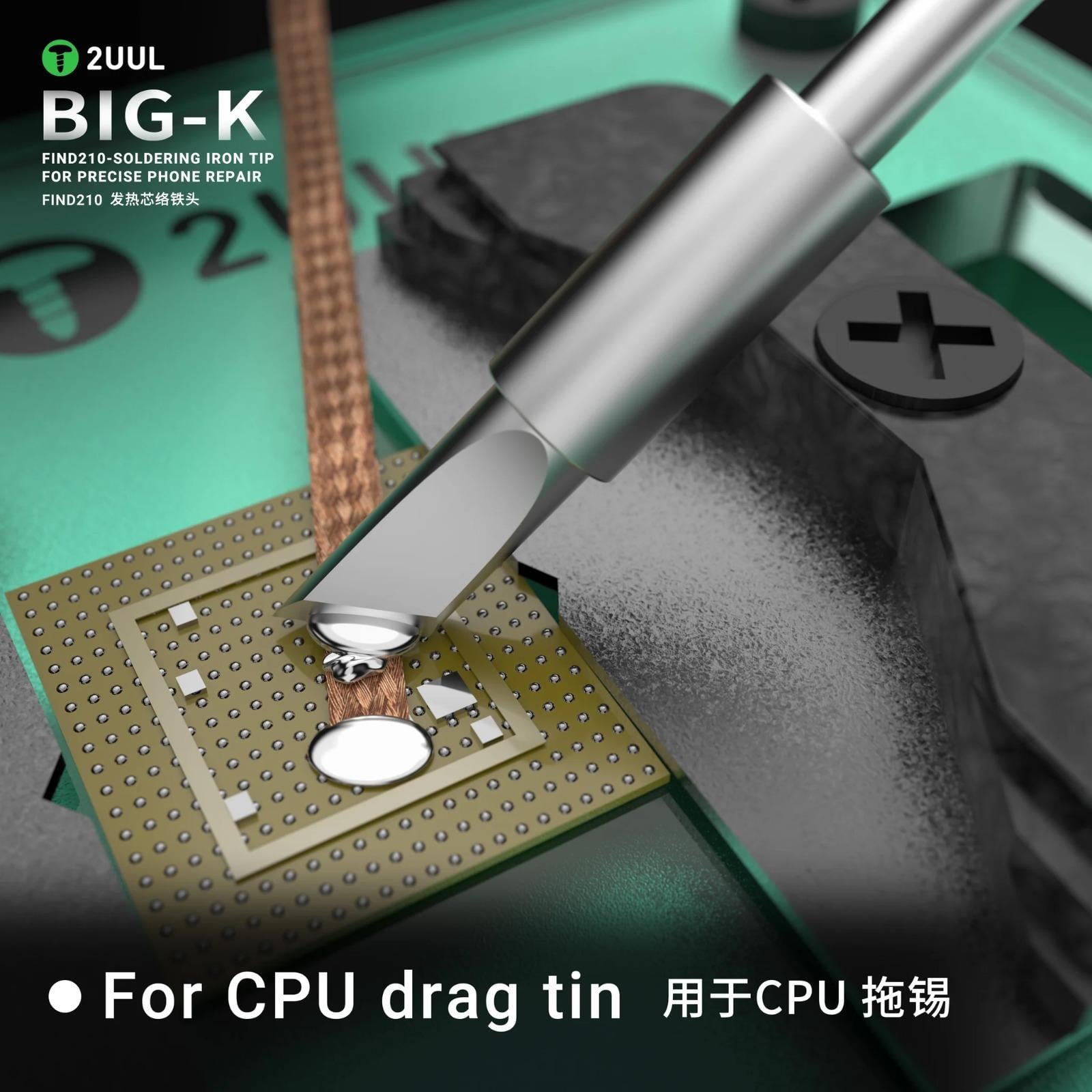 2UUL FD21 Big-K Tipi C210 Uyumlu Lehimleme Ucu Seti (5'li Paket)