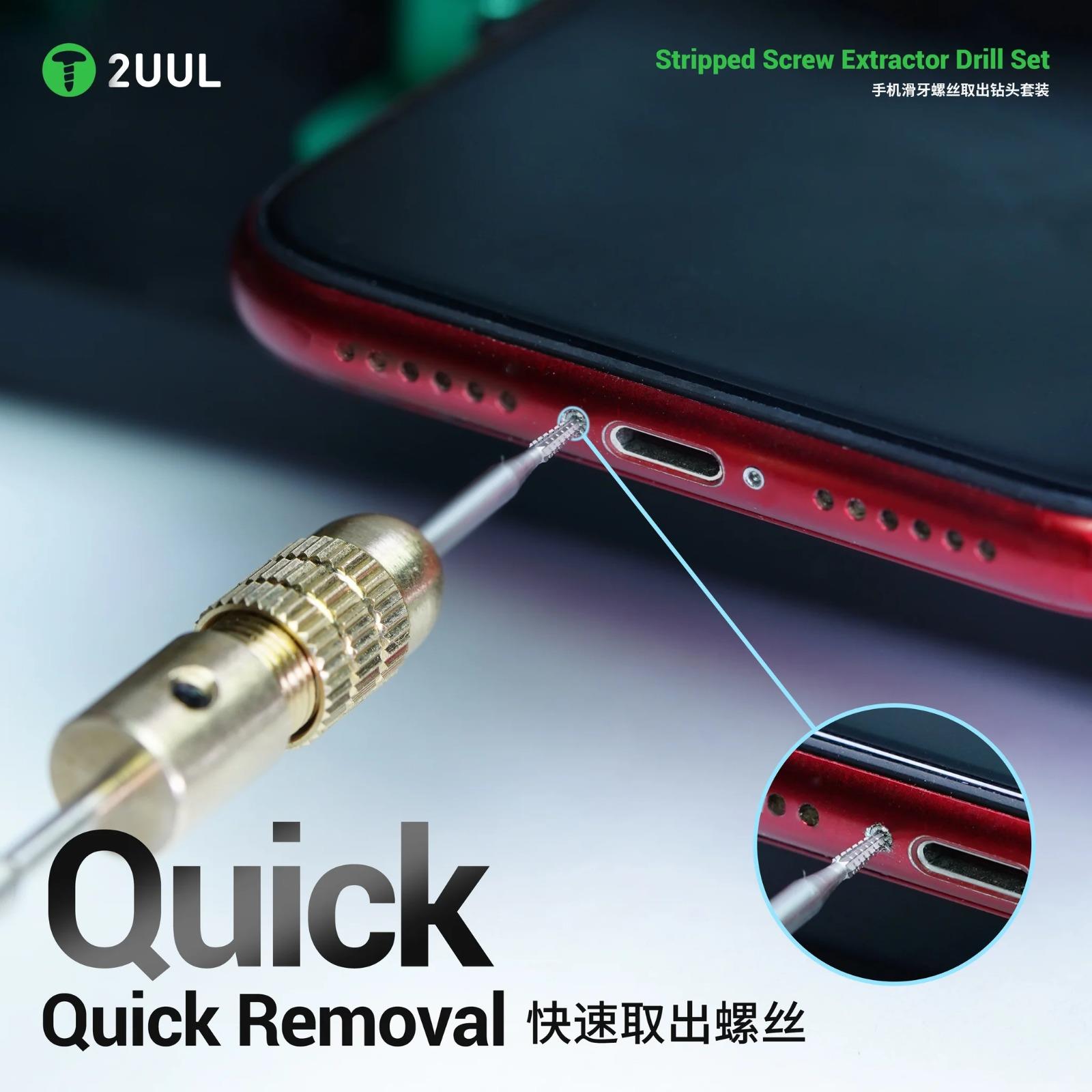 2UUL SD90 Sıkışmış ve Hasarlı Vida Sökme Aparatı Seti