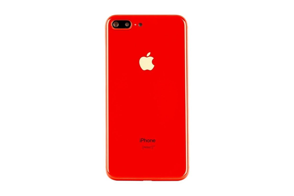 Apple iPhone 8 Plus Kasa Kapak Kırmızı Boş