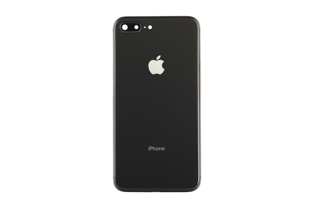 Apple iPhone 8 Plus Kasa Kapak Siyah Boş