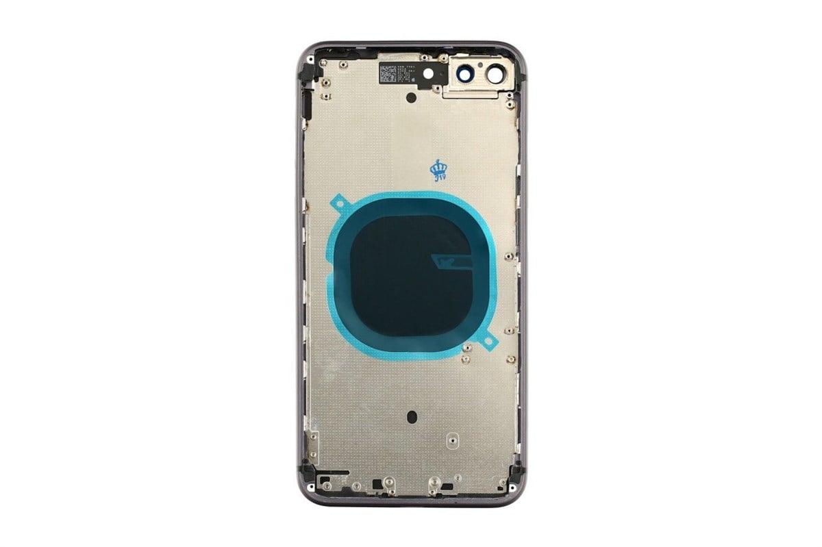 Apple iPhone 8 Plus Kasa Kapak Siyah Boş