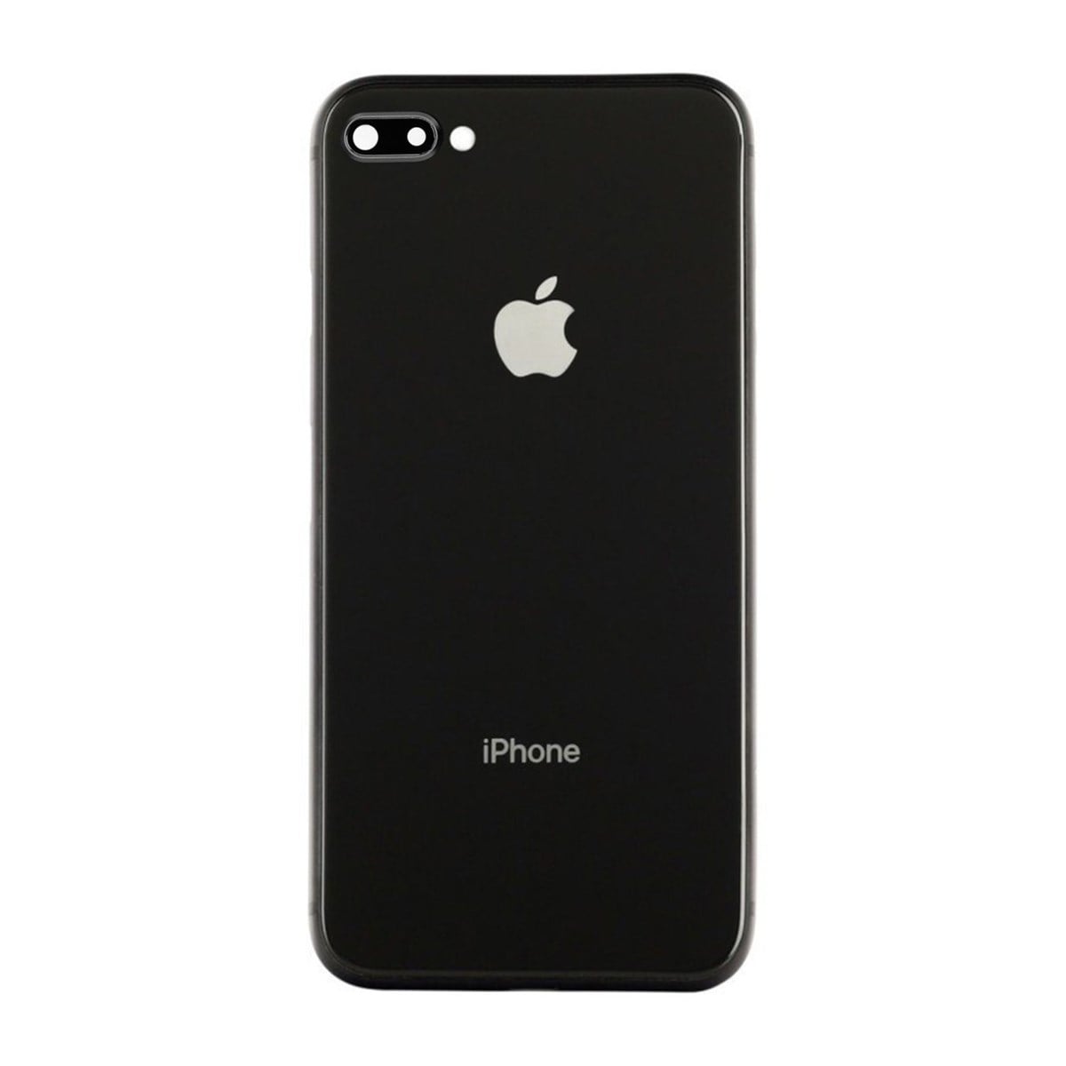 Apple iPhone 8 Plus Kasa Kapak Siyah Dolu