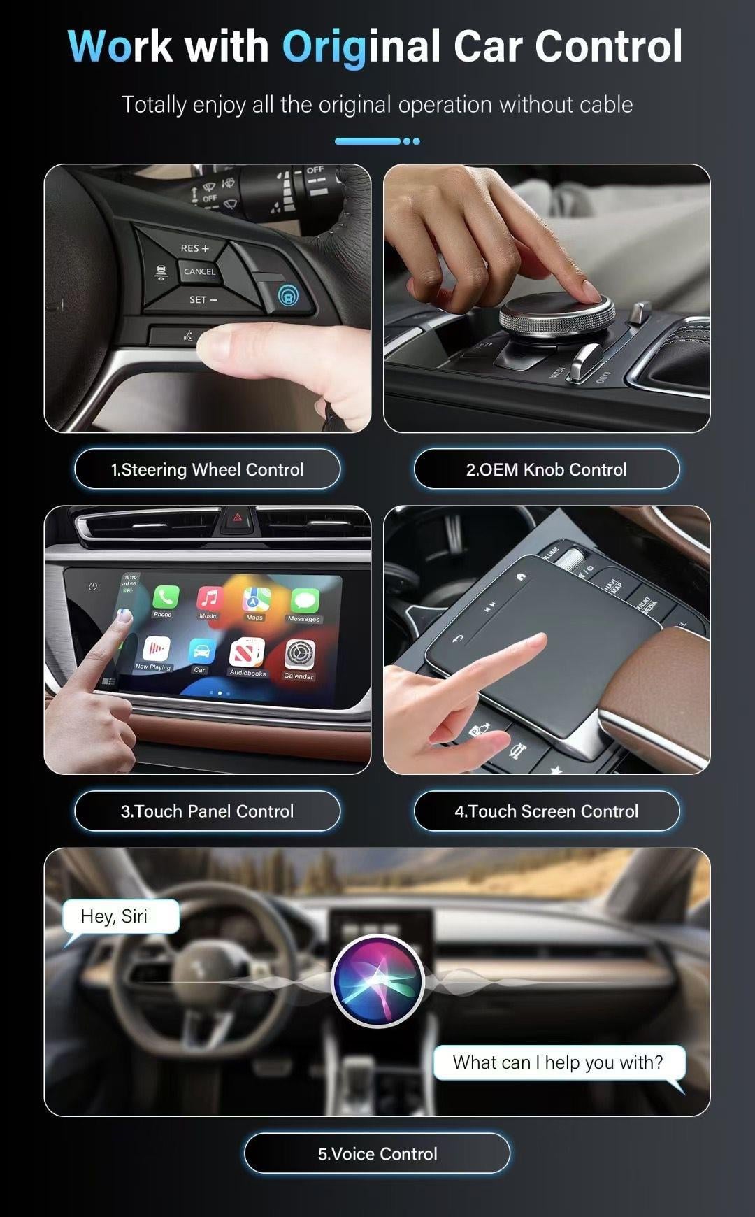 Multimedia Car Smart Box | Apple CarPlay & Android Auto Uyumlu Araç İçi Akıllı Multimedya Kutusu