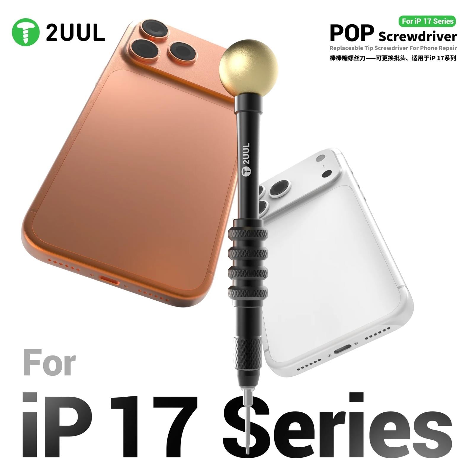 2UUL SD87 POP Değiştirilebilir Uçlu iPhone 17 Serisi Uyumlu Tornavida