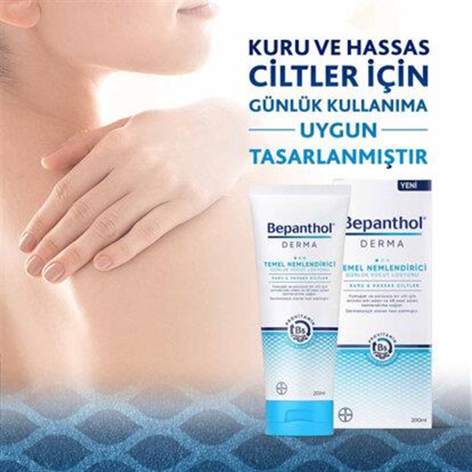 Bepanthol Derma Temel Nemlendirici Günlük Vücut Losyonu 200 ml